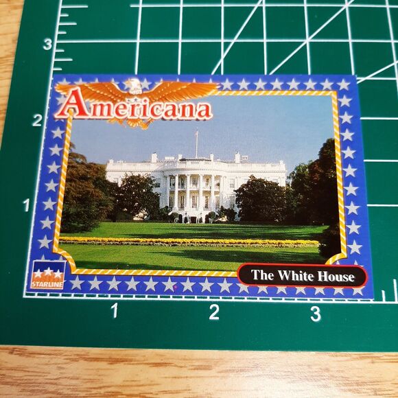 1992 The White House - Starline Americana Trading Card #16 Washington DC - Picture 1 of 2